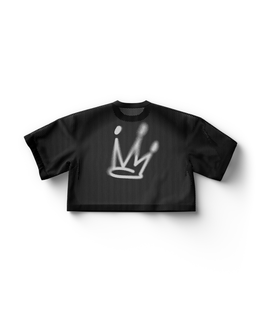 Princess Die Cropped Jersey | Lady Gaga Mayhem Ball Vintage-Inspired Top