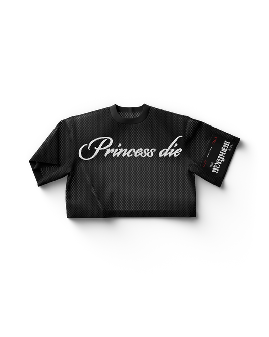 Princess Die Cropped Jersey | Lady Gaga Mayhem Ball Vintage-Inspired Top