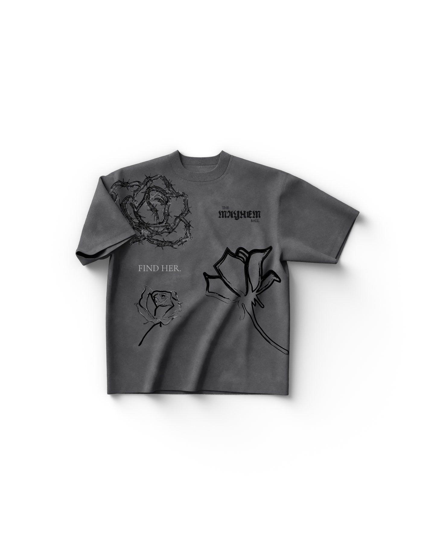 Lady Gaga Roses T-Shirt – Mayhem Ball Floral Graphic Tee