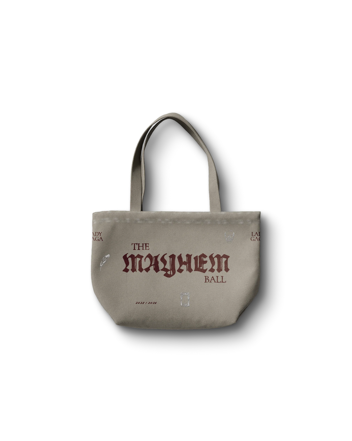 Tan Opera Haus Tote | Lady Gaga Signature Canvas Tote Bag