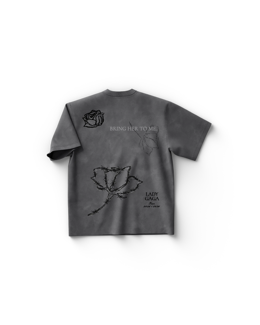 Lady Gaga Roses T-Shirt – Mayhem Ball Floral Graphic Tee