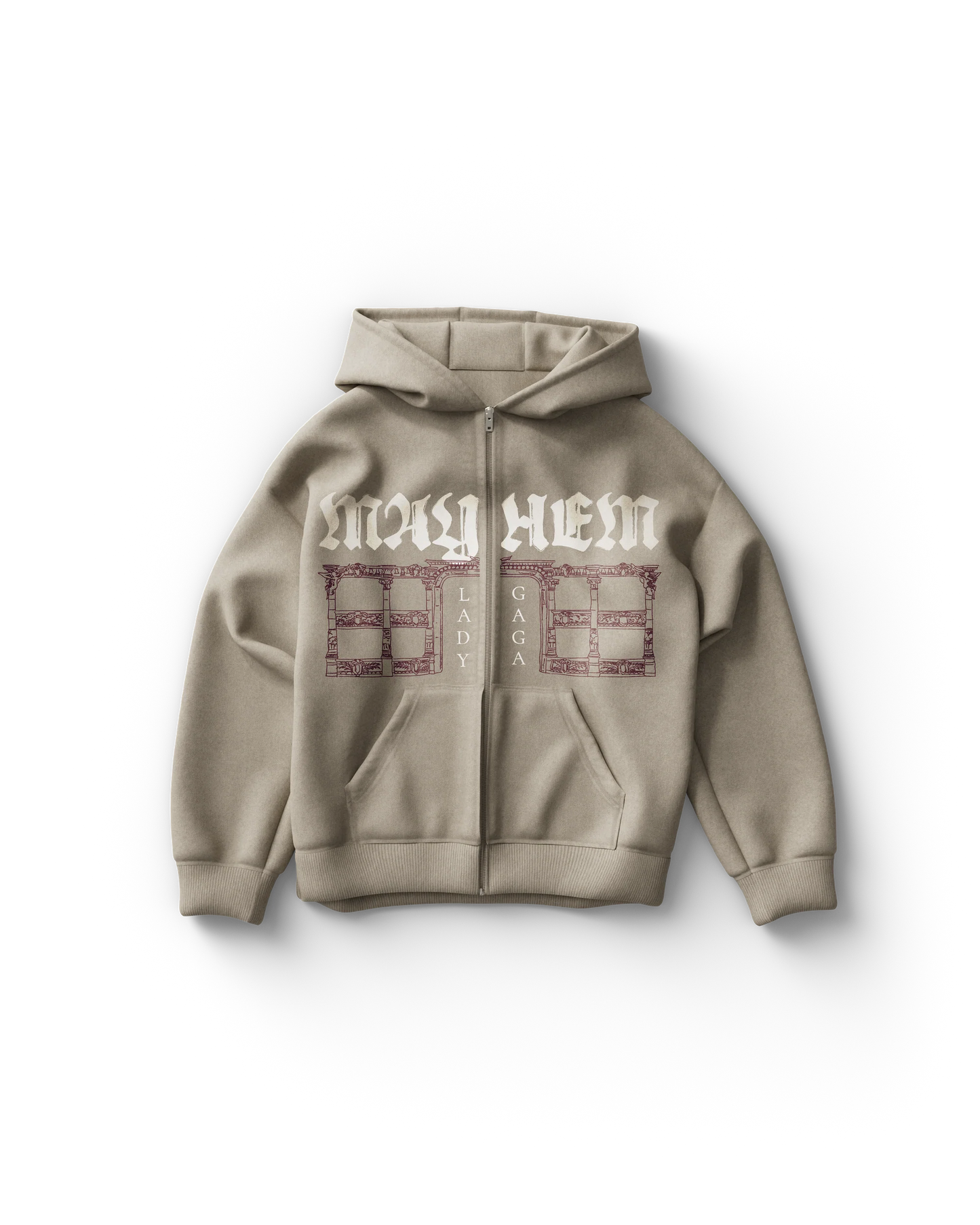 Opera Haus Zipped Hoodie | Lady Gaga Zip-Up Hoodie from Mayhem Ball