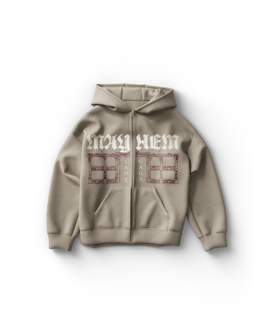 Opera Haus Zipped Hoodie | Lady Gaga Zip-Up Hoodie from Mayhem Ball