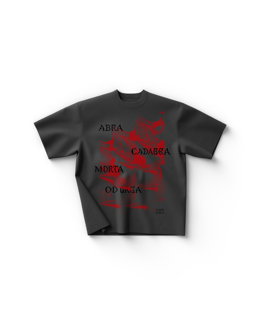 Abracadabra Hat T-Shirt – Lady Gaga Magical Graphic Tee from Mayhem Ball Collection