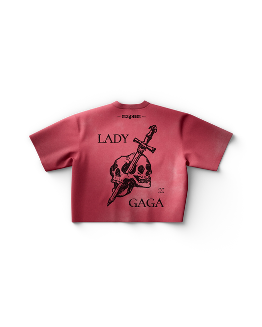 Skull T-Shirt | Lady Gaga Mayhem Ball Graphic Tee